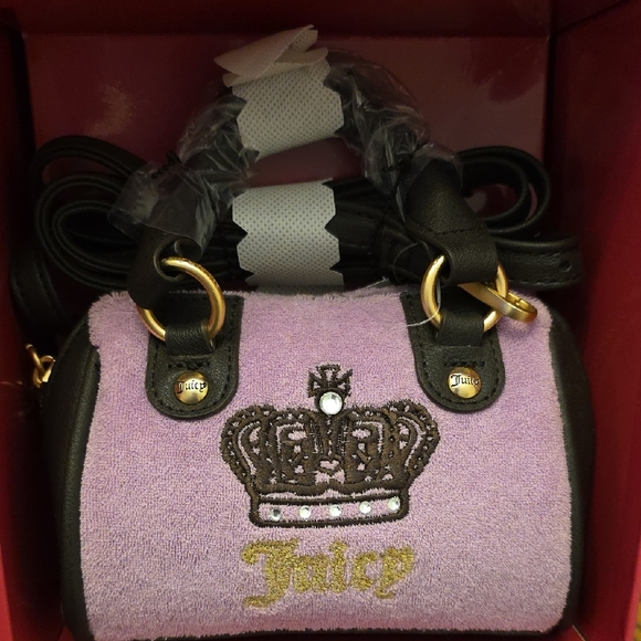 Juicy Couture Purple and Black Satchel Set - Picture 5 of 7